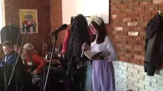 Ксения Черкашина, фрагмент выступления на мартовском слэме 2014