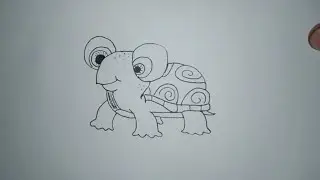 Как нарисовать черепаху