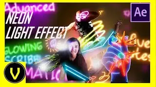 Glowing Scribble Animation in After Effects Tutorial Sinhala