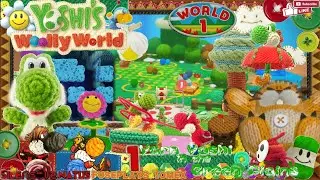 World 1: Yarn Yoshi in the Green Plains - Part 1 [Yoshi's Woolly World]