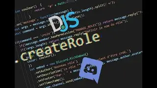 BOT DISCORD.js : CREATION DE ROLE [FR]