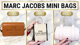 Marc Jacobs Mini Bags Review: Mini Leather Duffel & Jacquard Tote | What Fits Inside? #marcjacobs