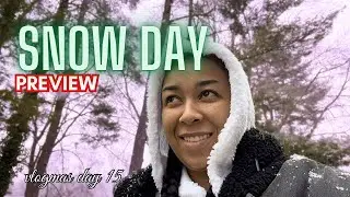 A Snow Day Full of Surprises | 2023 VLOGMAS DAY 15 Snip | See Full on VIRGO ANNA