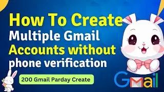 How To Create Multiple Gmail Accounts without phone verification || How to create Gmail account 2024