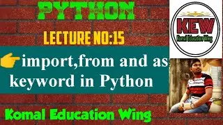 import,from and as keyword in python || Uses Of Modules like math , datetime and calendar in Python.