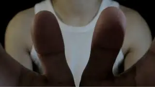 ASMR Hand movements and face touching/ massage + Mouth sounds