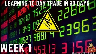 Learning To Day Trade Stocks Week 1