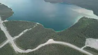 4K Drone Flight At Muncho Lake, British Columbia, Canada (2023 Arctic Trip Series)