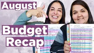 August 2020 Paycheck Budget Recap | Budget Tips + Expense Tracker
