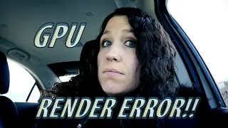 GPU RENDER ERROR Premiere Pro Temporary Workaround to Get Stuff DONE - Exasperated Editor Episode 2