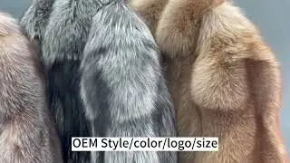 Men's High-end Fox Fur Coat#mensfashion #fur #silverfox #luxury #winter #trendy #factory #wholesale