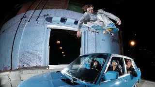 Ollie over a BMW E28! Jake Hayes New Balance Numeric 272 commercial BTS