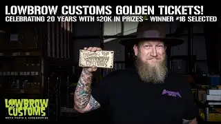 Lowbrow GOLDEN TICKET #16 Was Put In A Random Hardtail Order From The Flash Sale! Was It Yours?