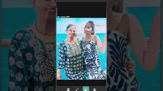 Blue 💙 tone Photo editing  kavya and mom ❤️ #mhcolonyedits #steditz1  #shorts