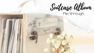 VINTAGE SUITCASE ALBUM FLIPTHROUGH| P P CREATIONS #scrapbooking #album #memoryalbum
