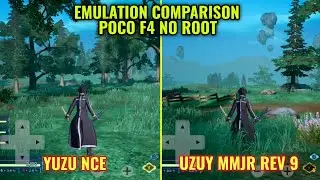 Sword Art Online Fractured Daydream Emulation Comparison Uzuy MMJR REV9 vs Yuzu NCE - POCO F4