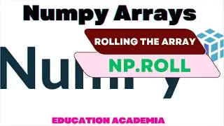 Rolling the Arrays using numpy.roll function