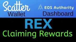 Claiming Rewards From EOS REX Using Scatter