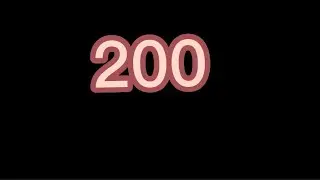 Thank you for 200 subscribers