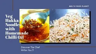 Veg Hakka Noodles with Homemde Chilli Oil | Chinese Noodles | Classic Chilli Oil