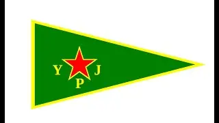 Women's Protection Units YPJ, Draw Flag of the YPJ using Python Turtle Graphics