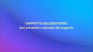 PONTAROLO | Cappotto sull’esistente: test preventivi e idoneità del supporto