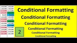 Excel Path - Conditional Formatting