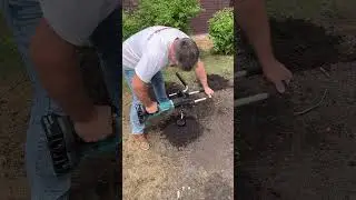 Аккумуляторный землебур Makita DDG460ZX7 в действии  😎