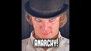 A CLOCKWORK ORANGE analysis. Anarchy, a world with no police, and criminals policing themselves!