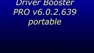 Driver Booster PRO v6 0 2 639 portable