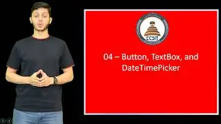 WinForm Tutorial Using C# 04 - Button, TextBox, and DateTimePicker