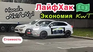 #Стоимость💵#поездки #Киев - #Житомир на Honda #eNs / eNp1