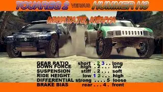 Touareg 2 Vs Hummer H3 - With Split Screen! (DIRT 3)