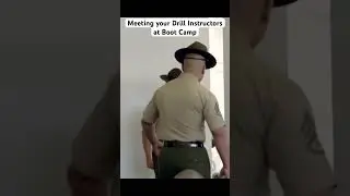What Was It Like The First Time You Met Your Drill Instructor's Eyes?