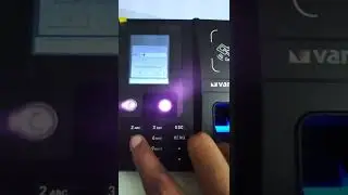 How to Enroll user finger/face and write name in biometric.