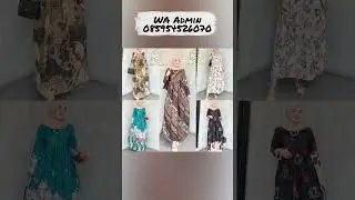 Baju gamis batik Model Terbaru #gamismasakini #bajudress #batik