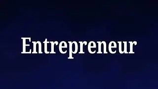 How to pronounce Entrepreneur in english || Word Pronounce