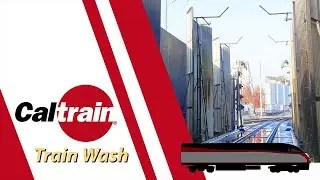 Caltrain's Big Ol' Train Wash in San Jose