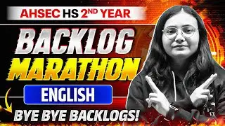 AHSEC 2nd Year ইংৰাজী in Assamese 💯 Assam Board HS Class 12 English In One Shot 😍 