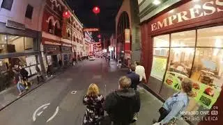 Fly down Chinatown Melbourne Australia