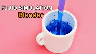 Fluid simulation in Blender | Blender water