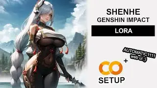 Shenhe Genshin Impact - Stable Diffusion LoRA Google Colab Setup