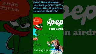 The PEPE scam!!??.. Is this meme to be taken seriously??🤔 