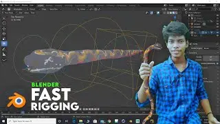How to rig a snake in blender | blender 2.82 tutorials