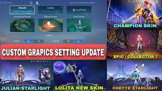 BRODY CHAMPION SKIN AND CHAMPION BATTLE PASS ASSETS UPDATE | ODETTE AND JULIAN STARLIGHT SKIN | MLBB