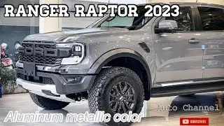 2023 ford ranger raptor aluminum metallic color. Unique color#raptor #2023