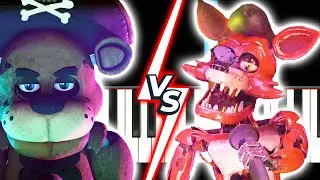 Five Nights At Freddys Song - The Living Tombstone - VERY EASY Piano tutorial