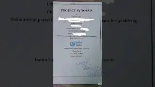 MCOP-001 synopsis ka front page me kya likhna hai and index me kya likhna ha full video jarur dekhe