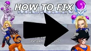 MUGEN Tutorial How to fix/change  Z2 Character Portraits for Regular Mugen