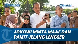 JOKOWI BLUSUKAN! ke Pasar Surabaya, Warga Riuh saat Jokowi Minta Maaf dan Pamit Jelang Lengser